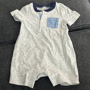 Grey Gap onesie outfit